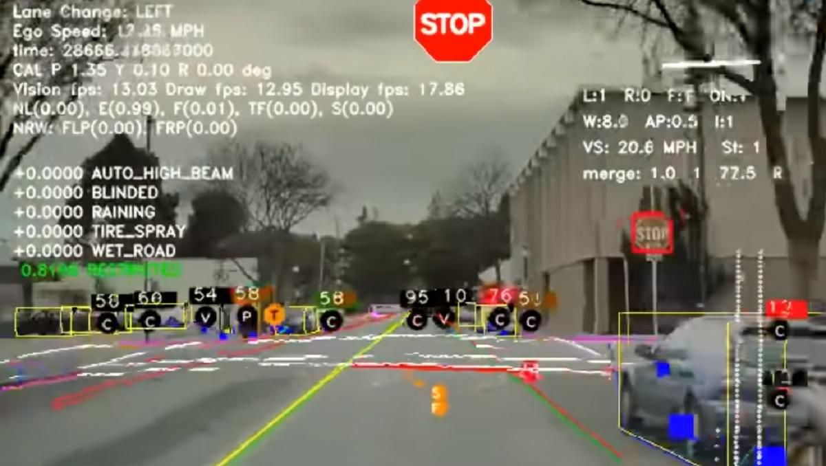 Tesla показала відео з автопілота – дивитися відео Tesla показала відео з автопілота – дивитися відео