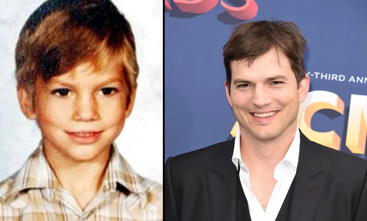 Ештон Кутчер у дитинстві і зараз Ештон Кутчер у дитинстві і зараз