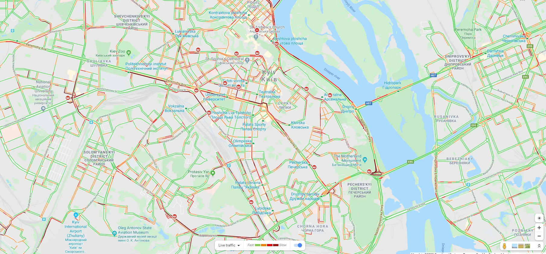 Київ, дороги, затори, ситуація на дорогах, пробки, сніг, негода Київ, дороги, затори, ситуація на дорогах, пробки, сніг, негода