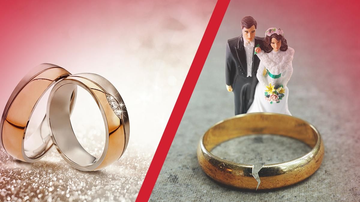 Одружуються чи розлучаються: що частіше роблять українці Одружуються чи розлучаються: що частіше роблять українці