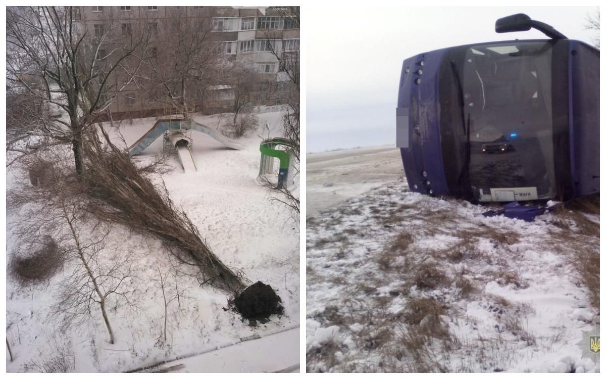 Циклон Петра вирує в Україні: шокуючі фото і відео наслідків негоди Циклон Петра вирує в Україні: шокуючі фото і відео наслідків негоди