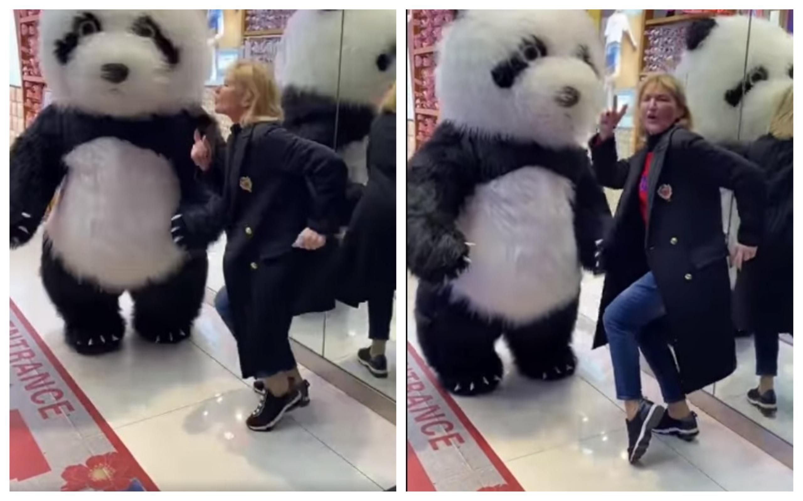 Ірина Луценко станцювала з пандою Ірина Луценко станцювала з пандою