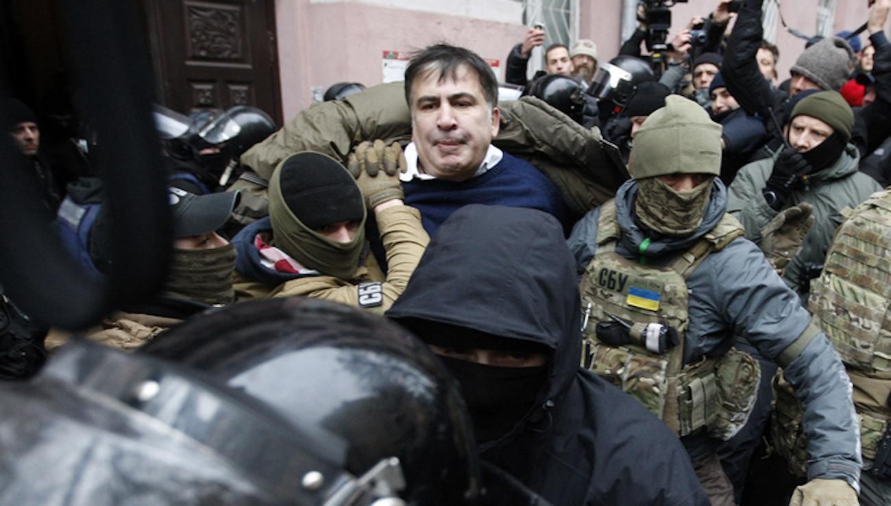Саакашвили выдворили из Украины в февраля 2018