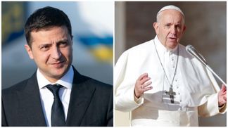 Зеленский будет просить Папу Римского надавить на Россию