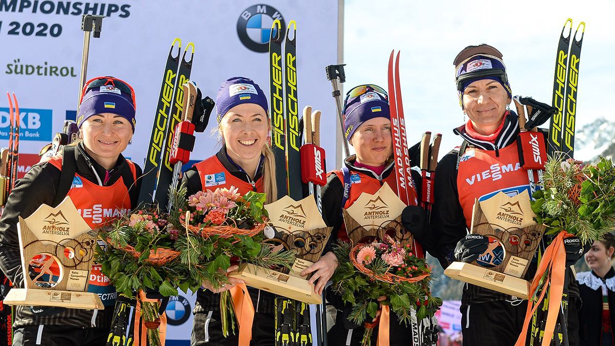 Біатлон, чемпіонат світу 2020 – медальний залік, результат сьогодні