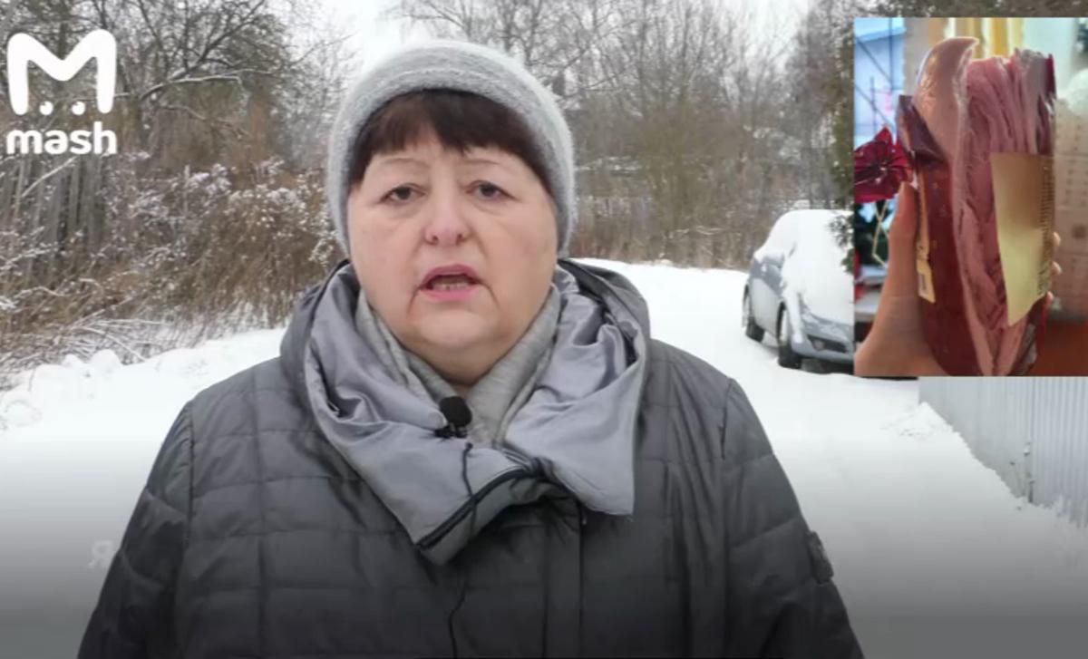 У росіянки вибухнула ковбаса: відео