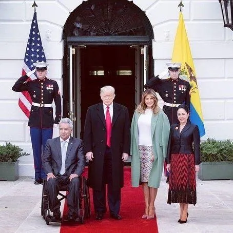 Дональд і Меланія Трамп зустрілись з президентським подружжям Еквадору 