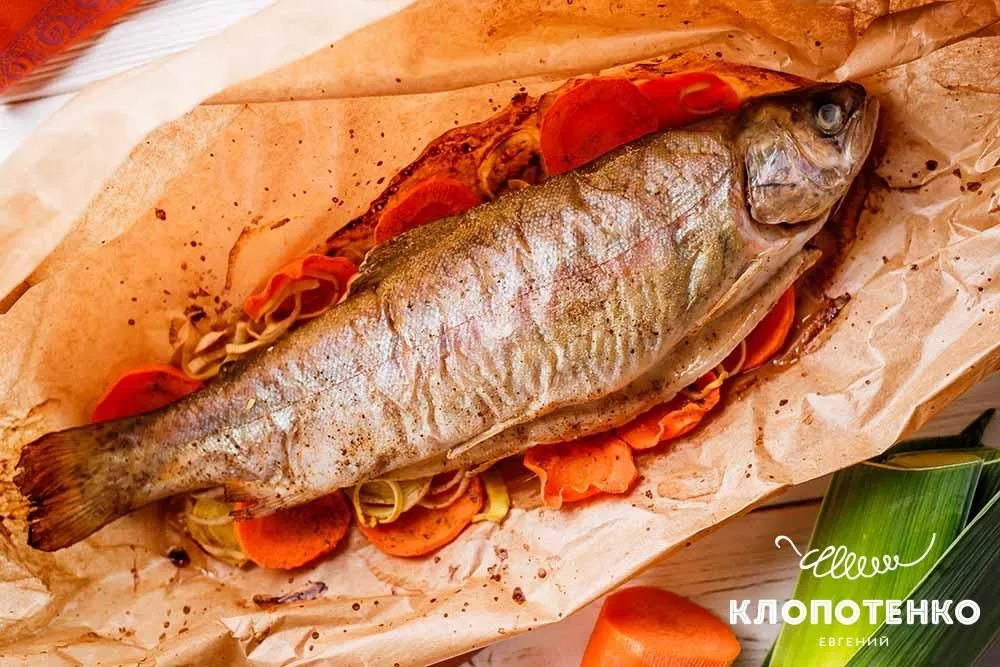запечена форель запечена форель