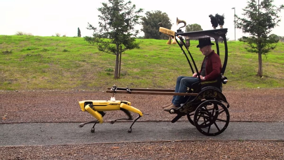 Руйнівник міфів проїхався на роботі Boston Dynamics Руйнівник міфів проїхався на роботі Boston Dynamics