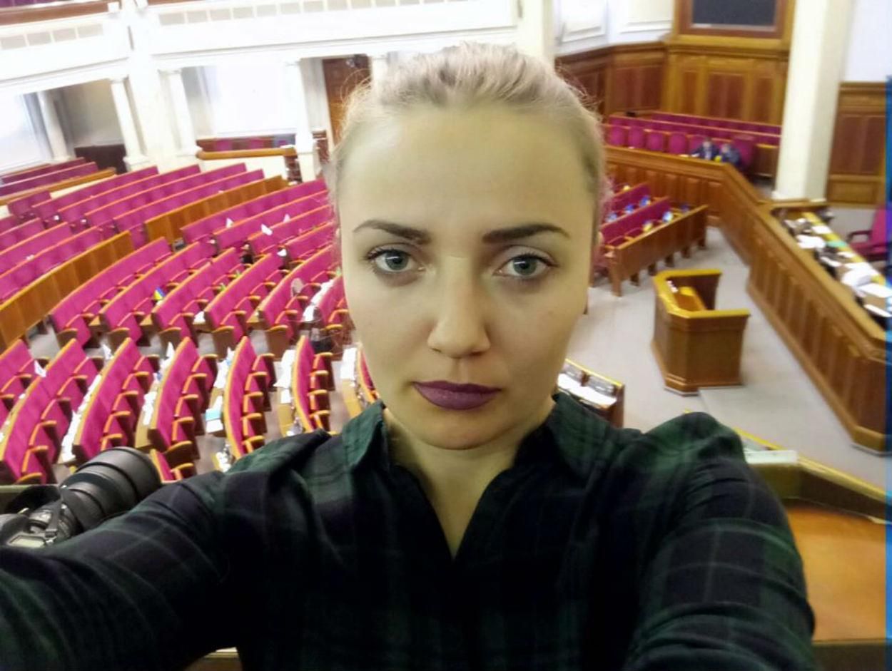 В Киеве неизвестный напал на журналистку 24 канала