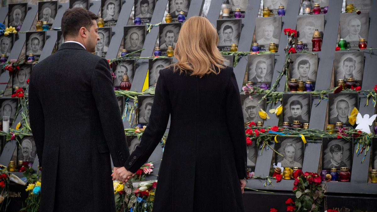 Зеленський вшанував пам’ять Героїв Небесної Сотні: фото