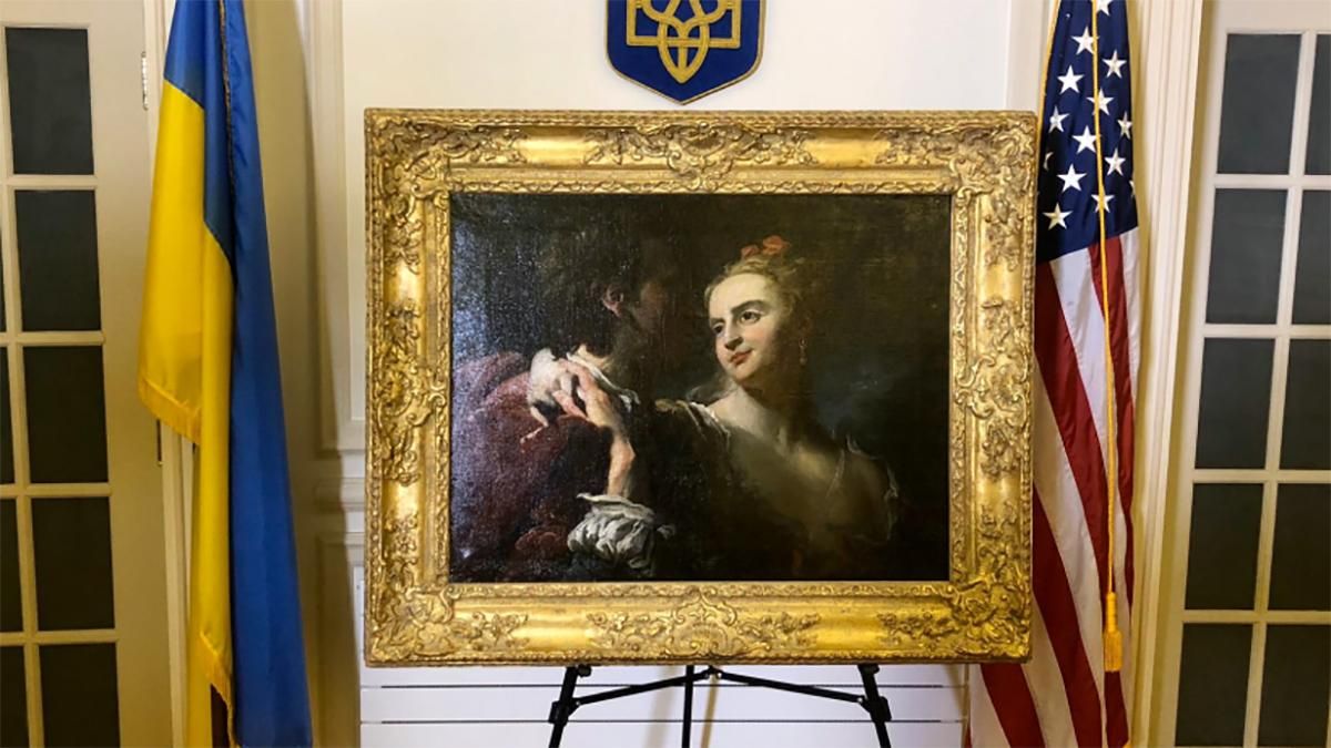 ФБР допомогло Україні повернути викрадену нацистами картину: фото ФБР допомогло Україні повернути викрадену нацистами картину: фото
