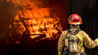 На Прикарпатье вспыхнула школа: фото