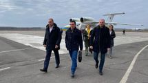 Данілов прибув у Нові Санжари: фото Данілов прибув у Нові Санжари: фото