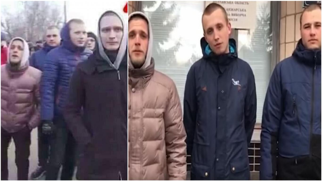 Мы местные, привезли людям пирожки – мужчины, которых в Новых Санжарах прозвали титушками Мы местные, привезли людям пирожки – мужчины, которых в Новых Санжарах прозвали титушками