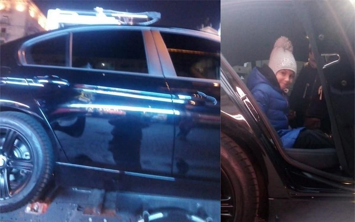 В Киеве эвакуировали автомобиль, в котором водитель закрыл и оставил двух своих детей: фото