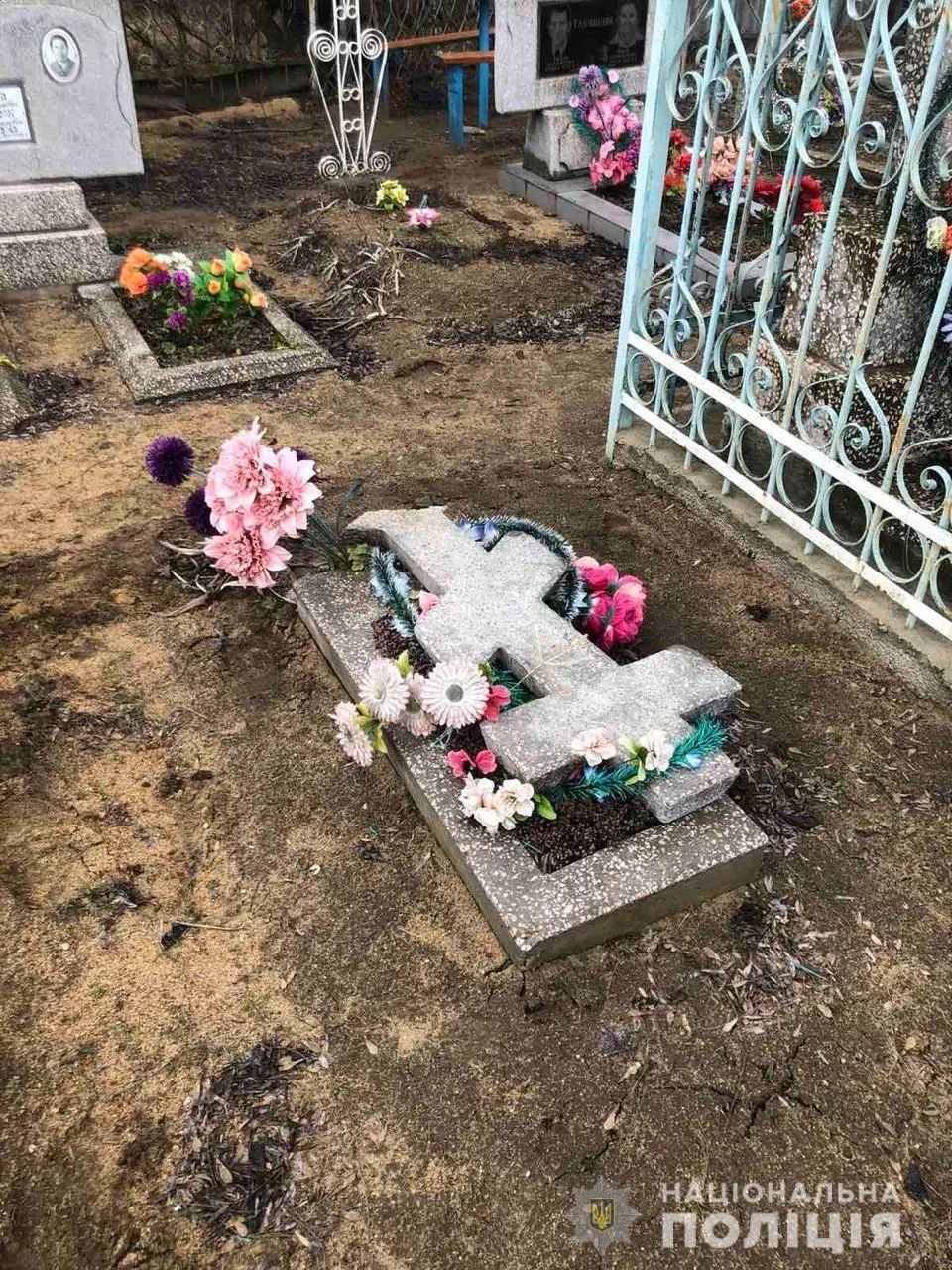Кладовище Миколаївщина вандали Кладовище Миколаївщина вандали