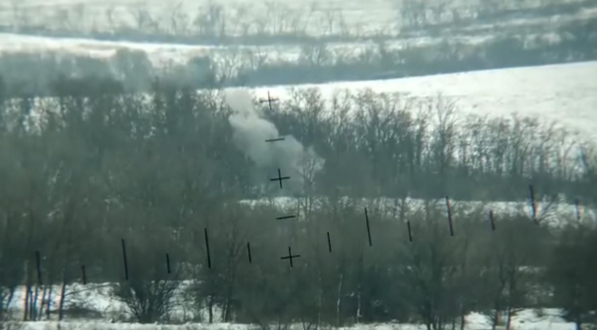 Украинские бойцы разгромили вражескую позицию на Донбассе: мощное видео