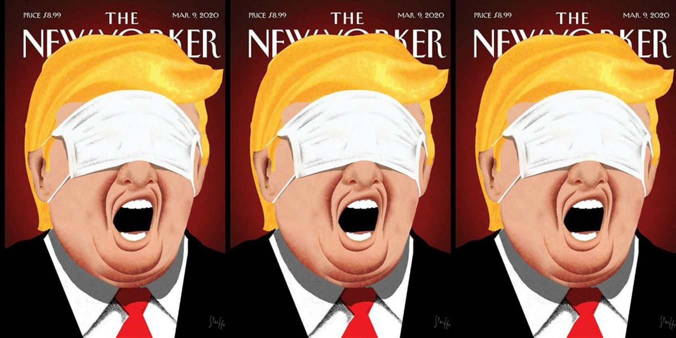 The New Yorker висміяв ставлення Трампа до коронавірусу: кумедна карикатура