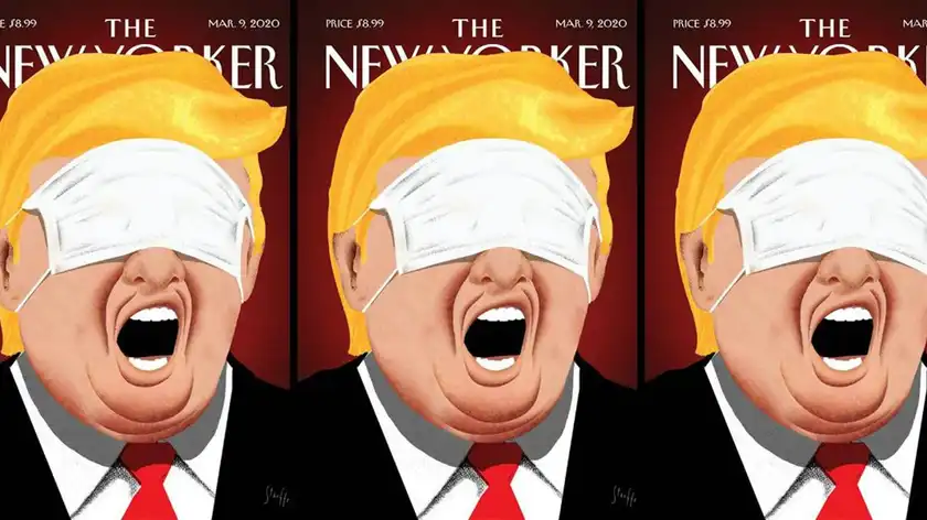 The New Yorker висміяв ставлення Трампа до коронавірусу: кумедна карикатура