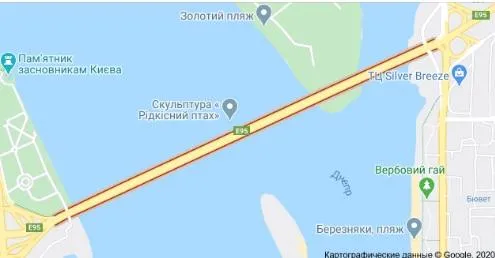 на мосту патона в києві прорив теплотраси