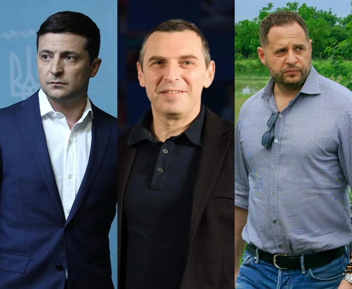 Володимир Зеленський Сергій Шефір Андрій Єрмак Володимир Зеленський Сергій Шефір Андрій Єрмак