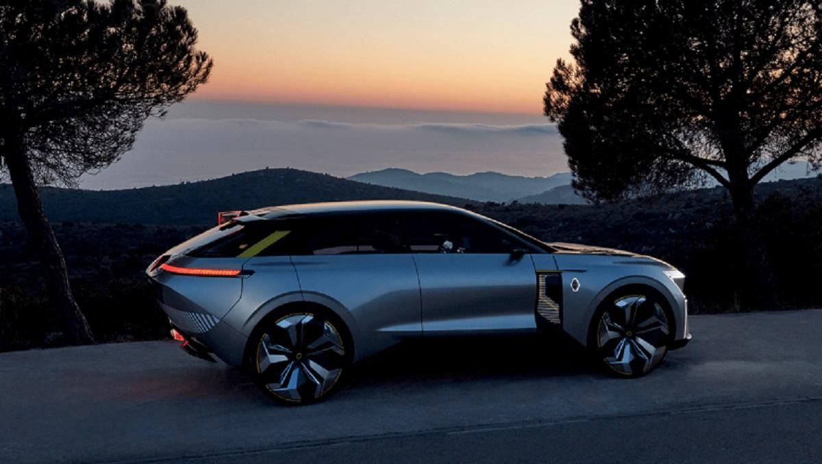 Renault представила раздвижной электрокар с беспроводной зарядкой Renault представила раздвижной электрокар с беспроводной зарядкой