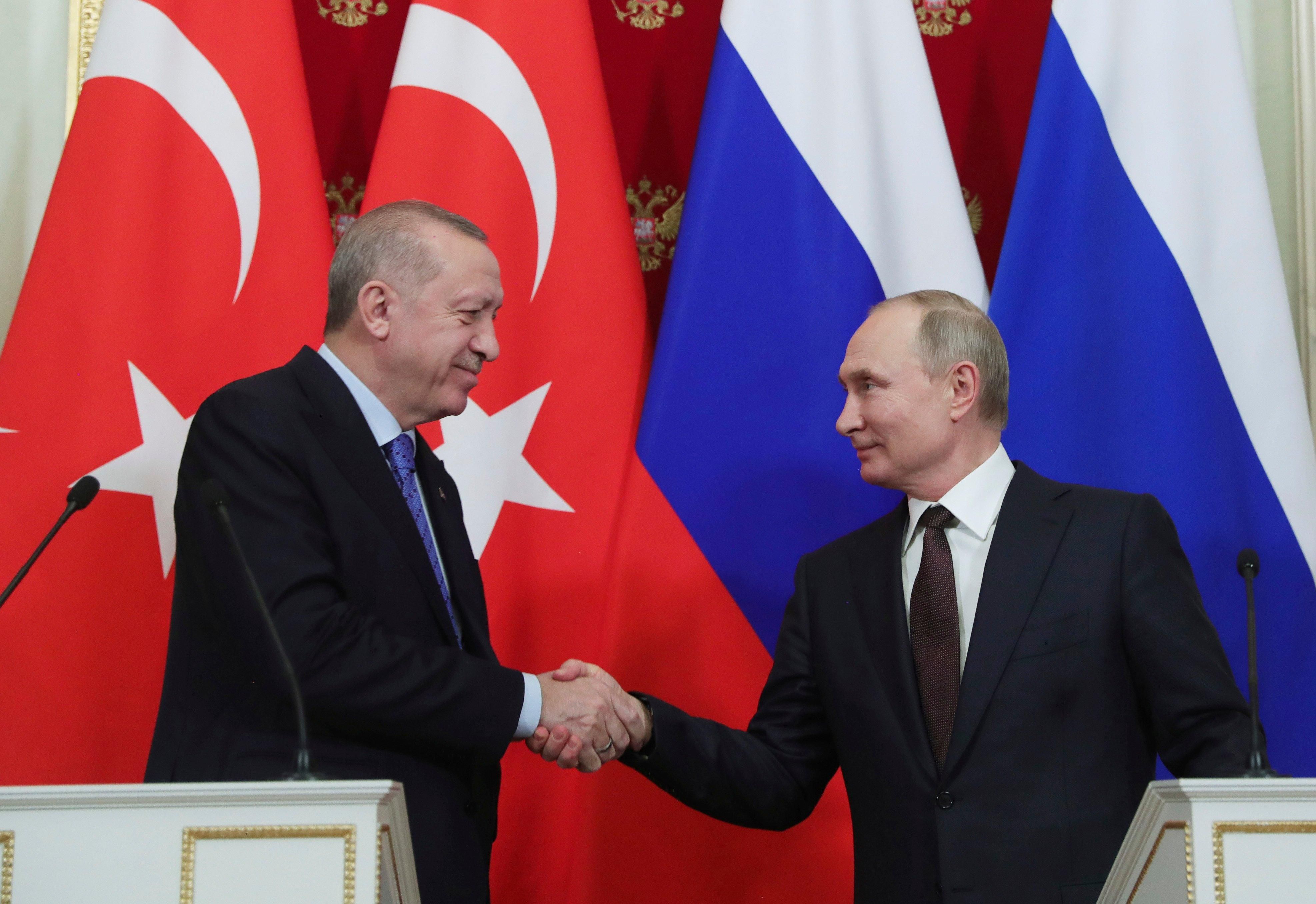 Зустріч Путіна та Ердогана у Кремлі 