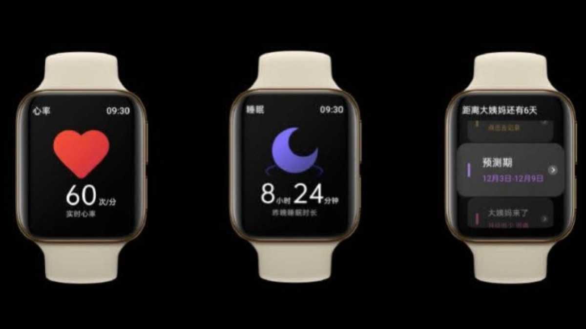 Клон Apple Watch: Oppo выпустила свои первые умные часы