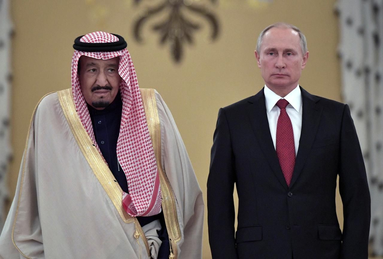 Президент Володимир Путін та Король Саудівської Аравії Салман