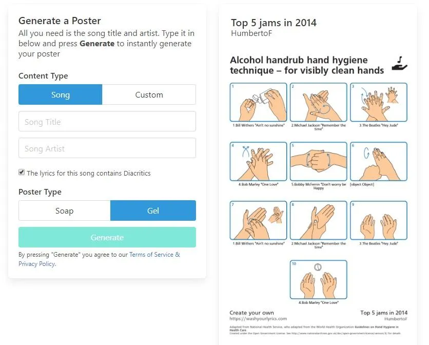 плакат як правильно мити руки за текстами пісень плакат як правильно мити руки за текстами пісень