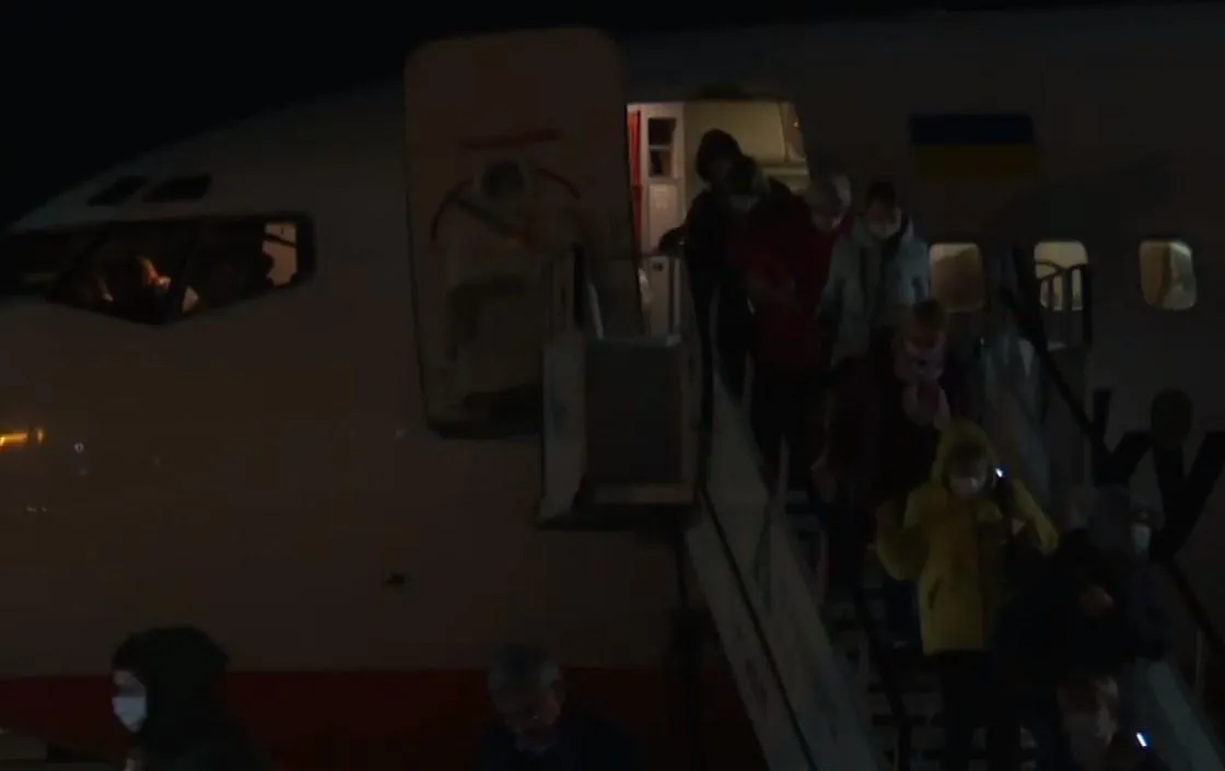 евакуйовані з Італії українці