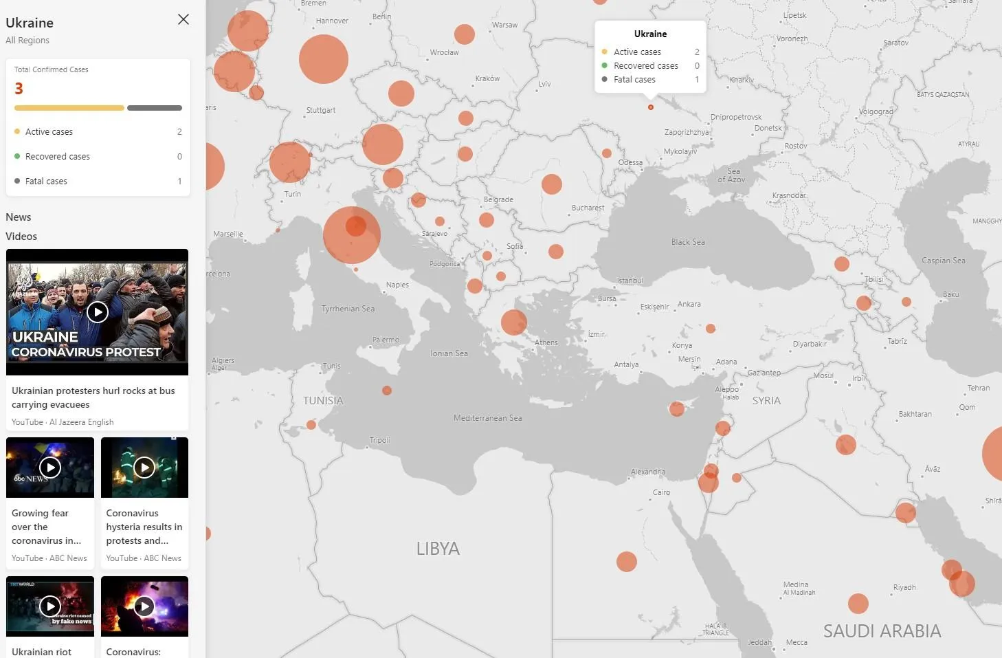 Інтерактивна карта від Microsoft Інтерактивна карта від Microsoft