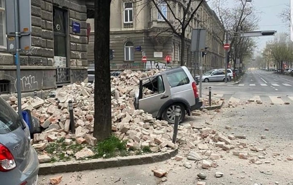 Землетрясение в условиях карантина в Хорватии: повреждены больницы, многим негде изолироваться
