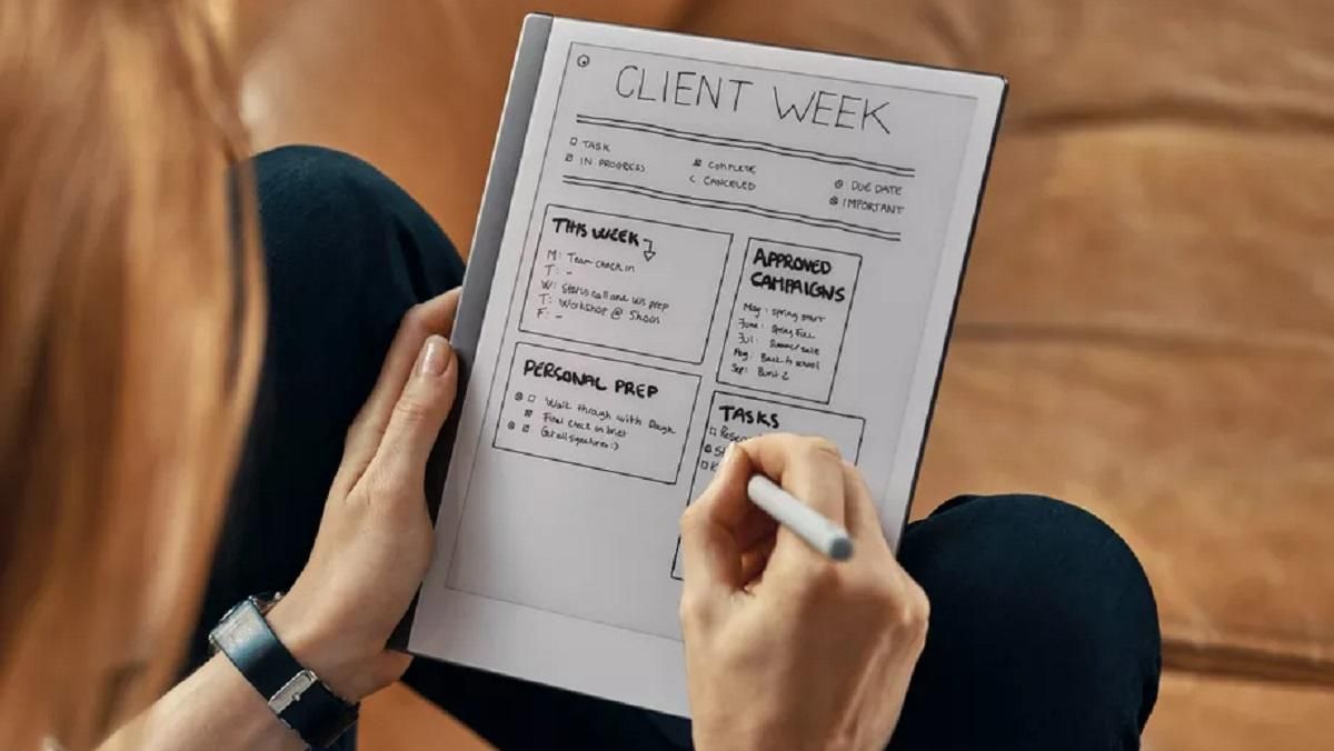 Планшет reMarkable 2 способен имитировать обычную бумагу Планшет reMarkable 2 способен имитировать обычную бумагу