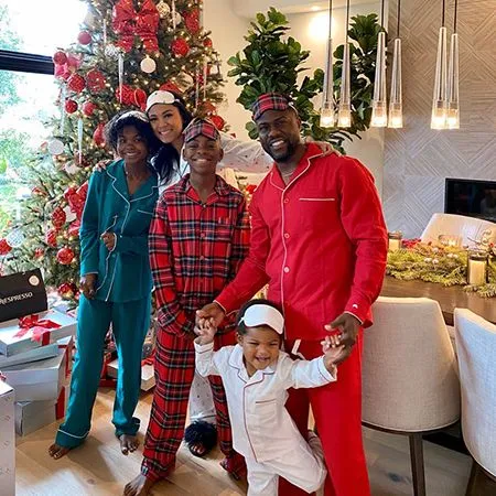 Кевін Гарт з дружиною і дітьми Кевін Гарт з дружиною і дітьми