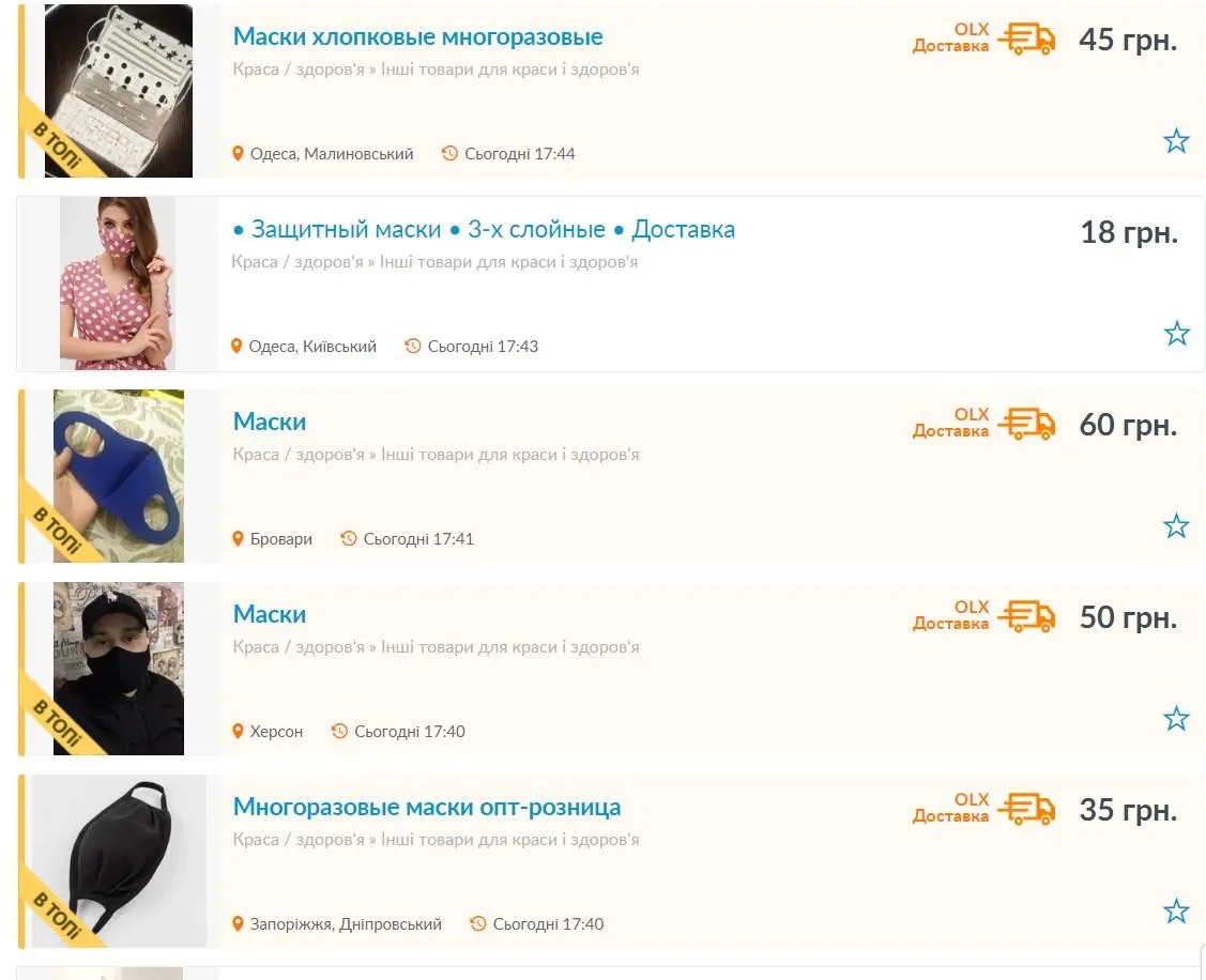 маски маски