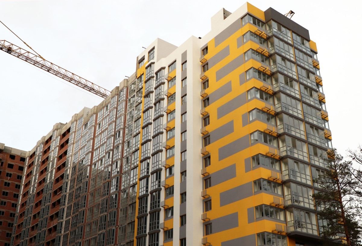 В Киеве уменьшился объем строительства нового жилья за год
