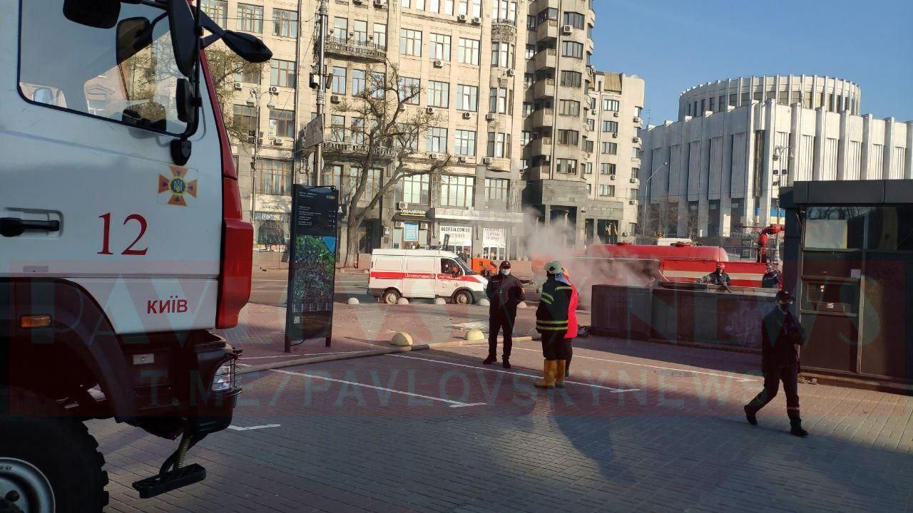 Пожара на Крещатике 5 апреля 2020 – Киев без связи: видео