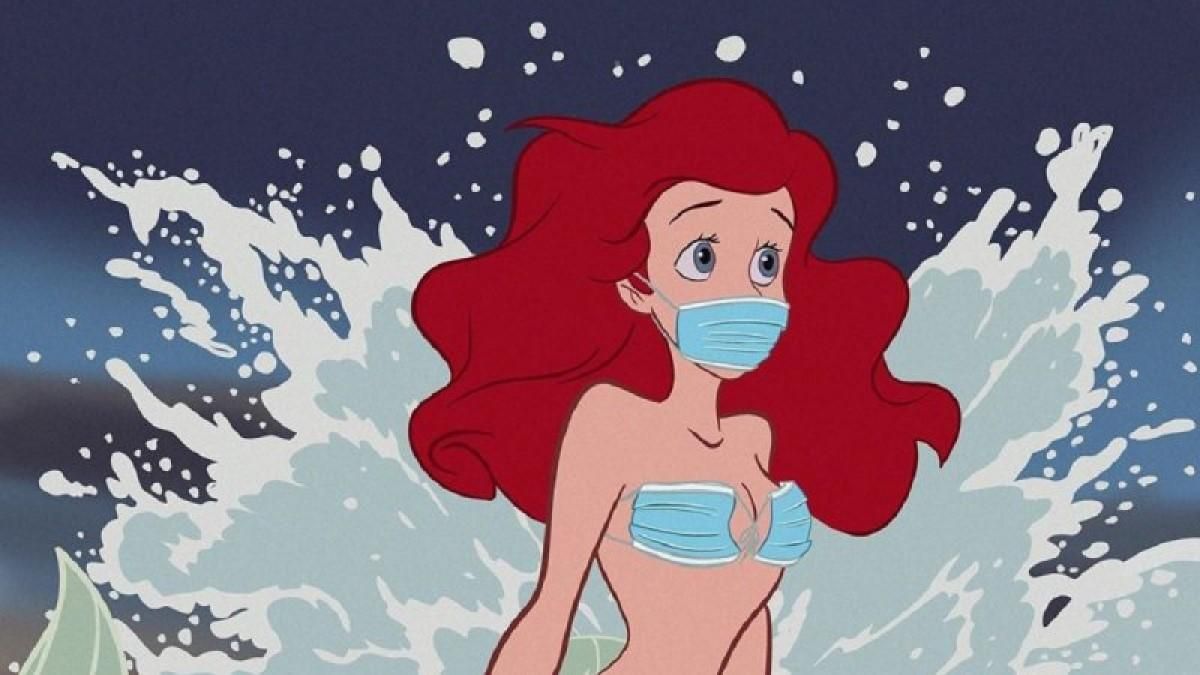Как принцессы Disney выглядели бы в условиях карантина: интересный фотопроект