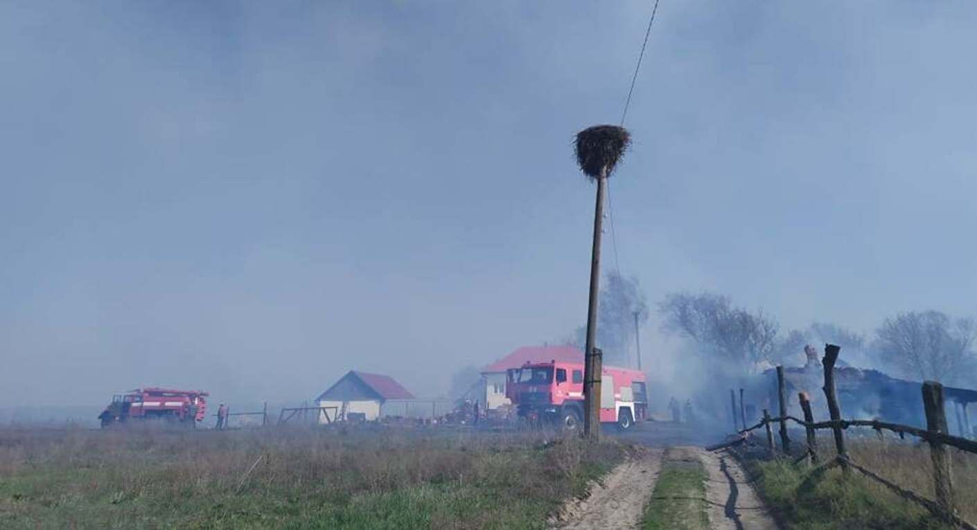 Спалахнув хутір "Обирок" на Чернігівщині, який заснував Леонід Кантер: відео