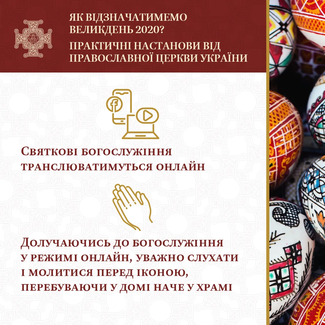 Карантин, Великдень, обмеження, релігія, ПЦУ, настанови Карантин, Великдень, обмеження, релігія, ПЦУ, настанови