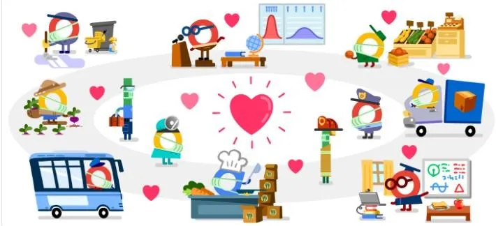 Дякуємо всім працівникам закладів харчування, - новий дудл Дякуємо всім працівникам закладів харчування, - новий дудл