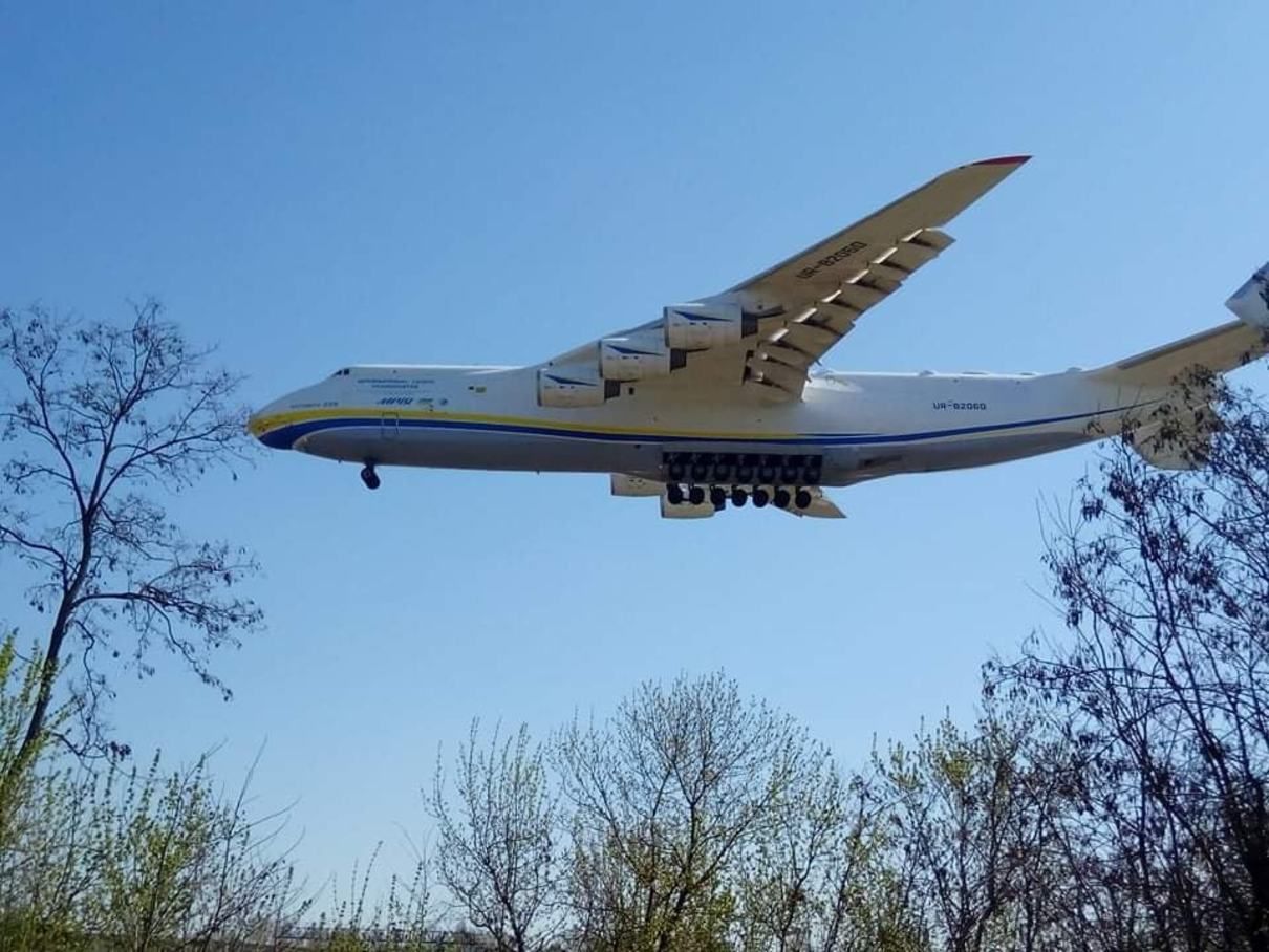  Самолет Ан-225 Мрия доставил в Украинеу рекордный груз 23 апреля – 24 канал