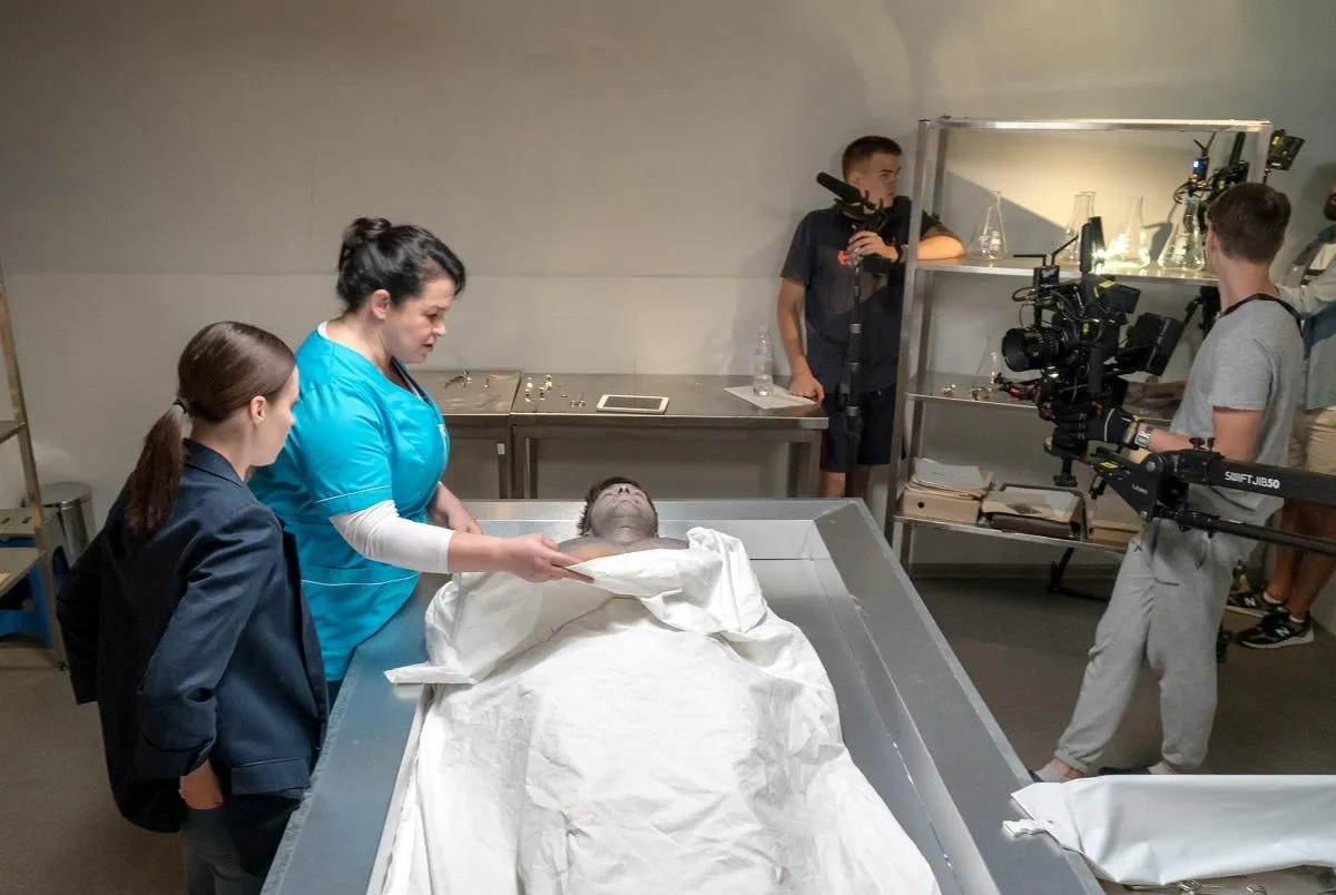 Руслана Писанка на знімальному майданчику Руслана Писанка на знімальному майданчику