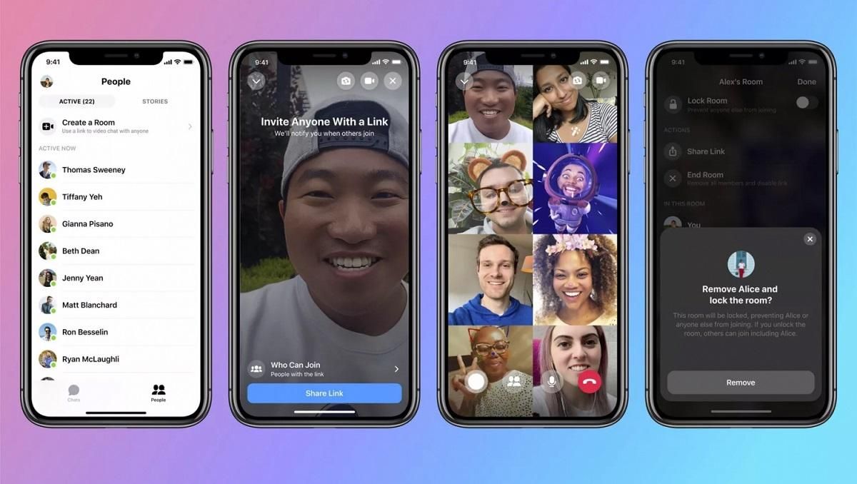 Messenger Rooms Марк конкурент Zoom – додаток для конференцій Messenger Rooms Марк конкурент Zoom – додаток для конференцій