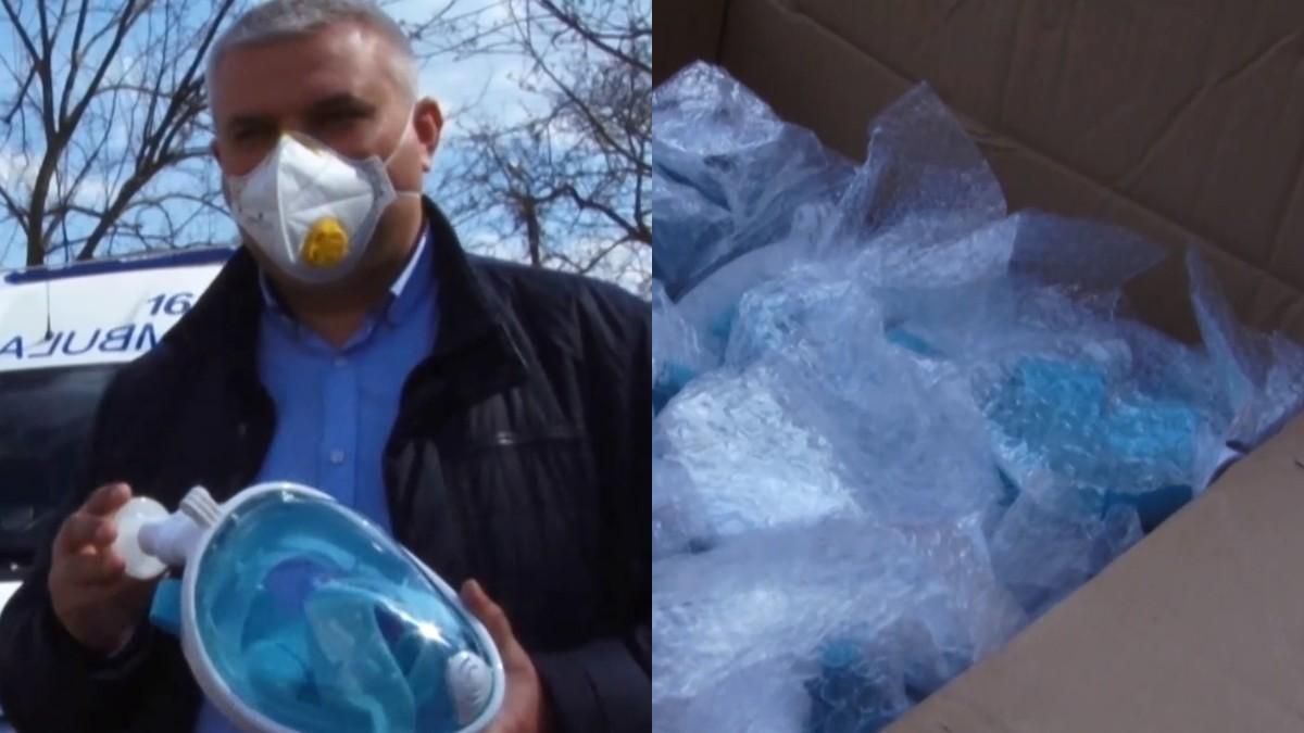 Волонтери почали збір незвичних масок для медиків у Вінниці: відео Волонтери почали збір незвичних масок для медиків у Вінниці: відео