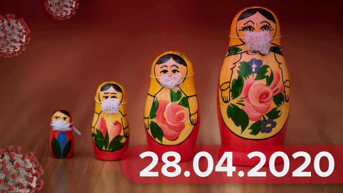 Коронавирус Украина 28 апреля 2020 – статистика Украина, мир