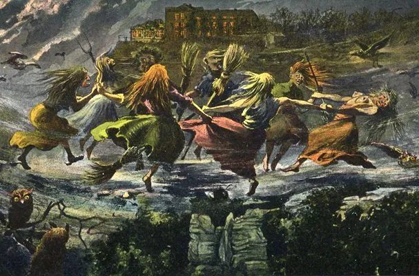 У Вальпургієву ніч відьми збираються разом У Вальпургієву ніч відьми збираються разом