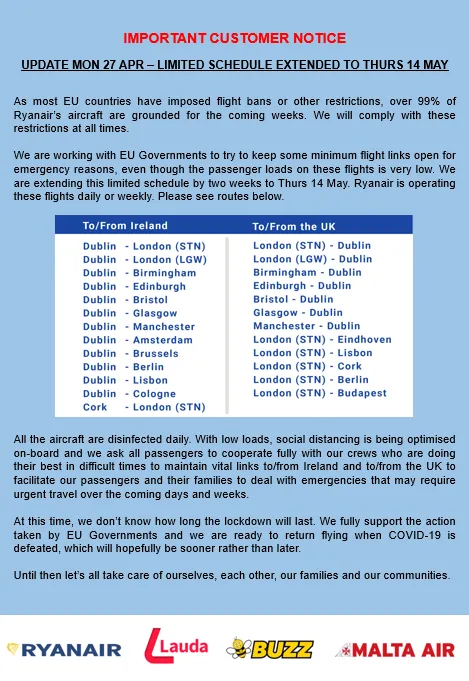 Ryanair, польоти, авіація, лоукост, карантин, коронавірус, COVID-19 Ryanair, польоти, авіація, лоукост, карантин, коронавірус, COVID-19